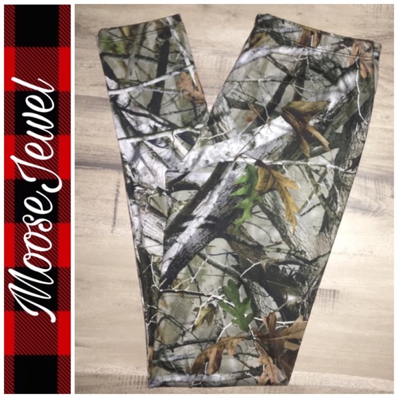 MooseJewel Pants - 🌲MOOSEJEWEL🌲Peach skin 🍑 Camo Leggings